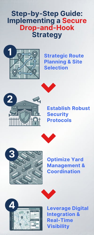 Professional Infographic Step Guide to Drop-and-Hook