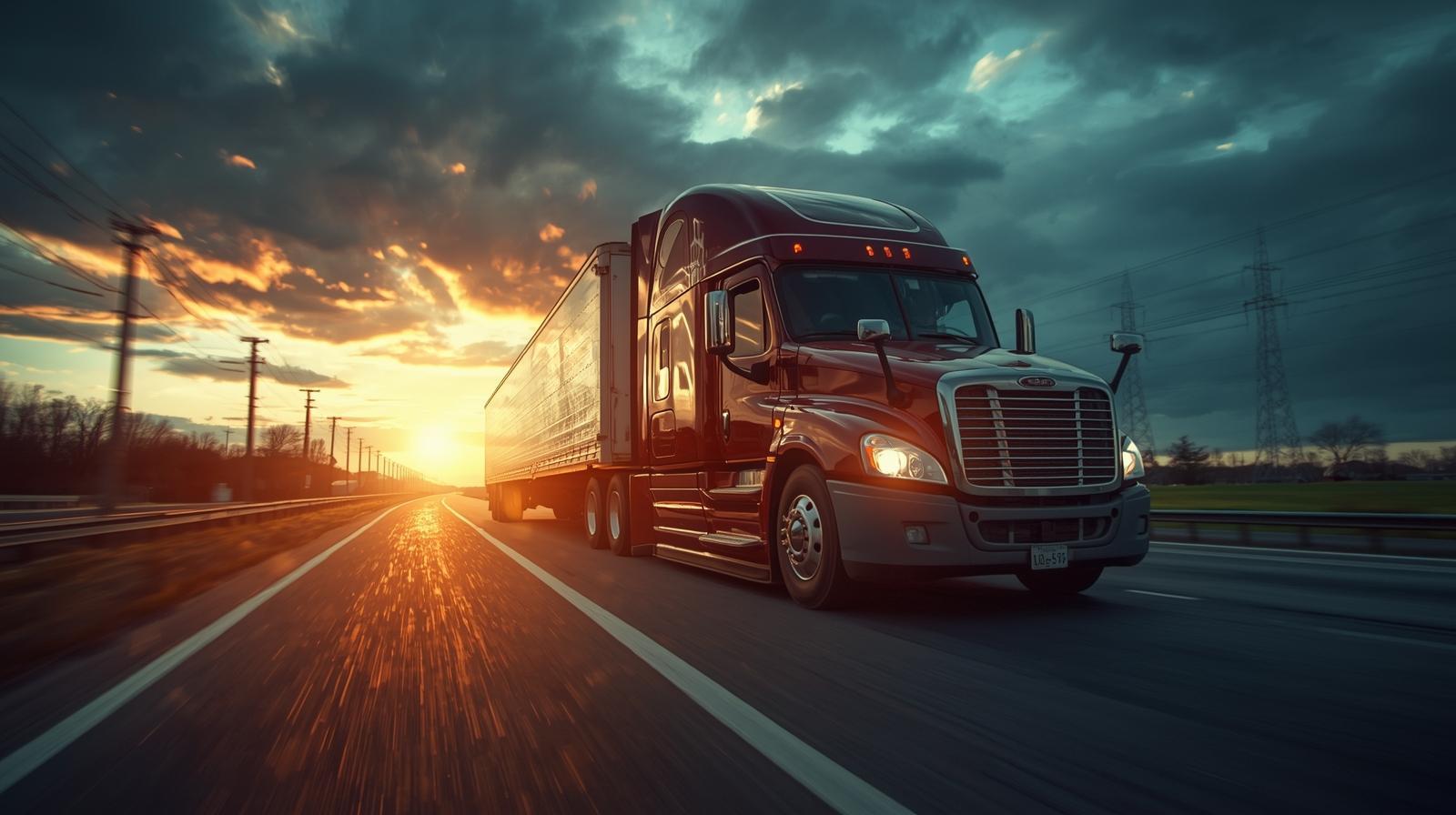 An Image Showing Trucking Peak Season