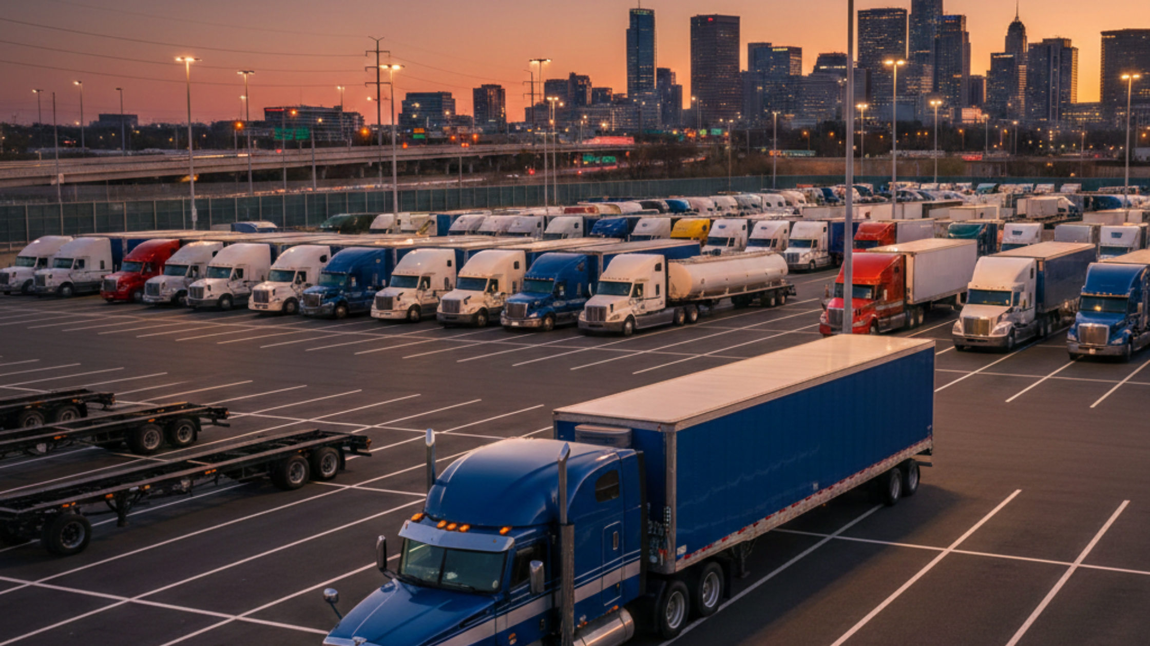 The Strategic Advantage Why Long-Term Truck Parking is the Secret to Fleet Efficiency